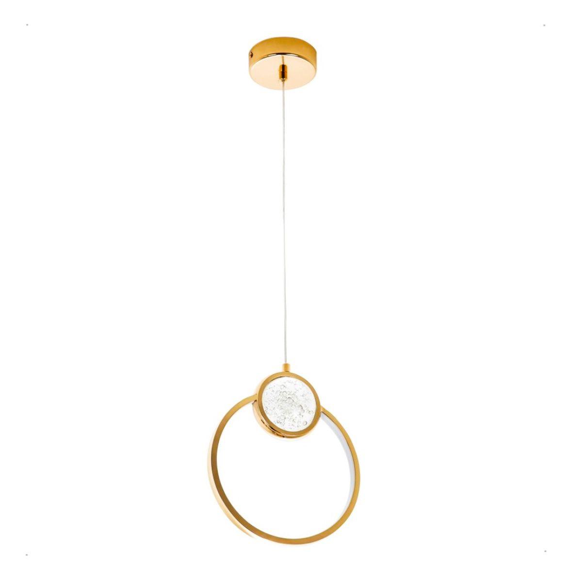 Pendente Dourado Vazado