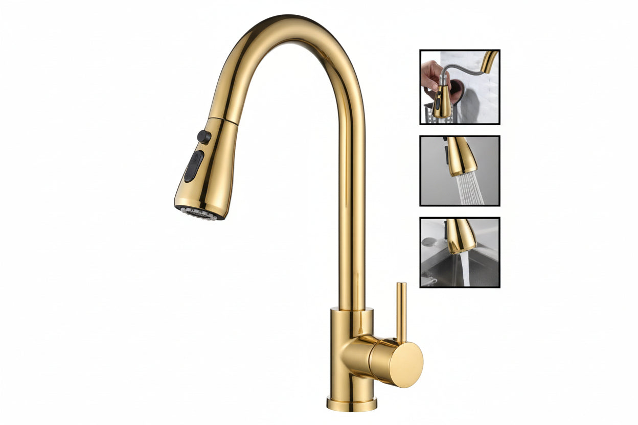 Torneira Gourmet com Arejador com duplo spray