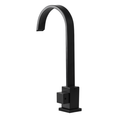 Torneira de Luxo Preta com Acabamento fosco monocomando